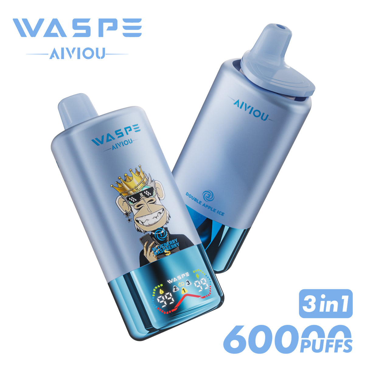WASPE 60000 puffs 3en1 | Triple sabor