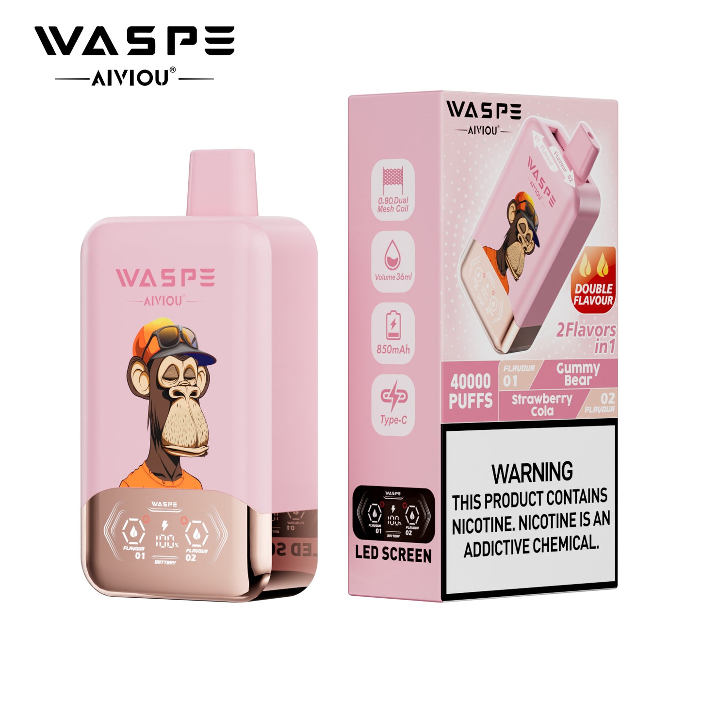 WASPE FIHP 40000 Puffs | Doble sabor