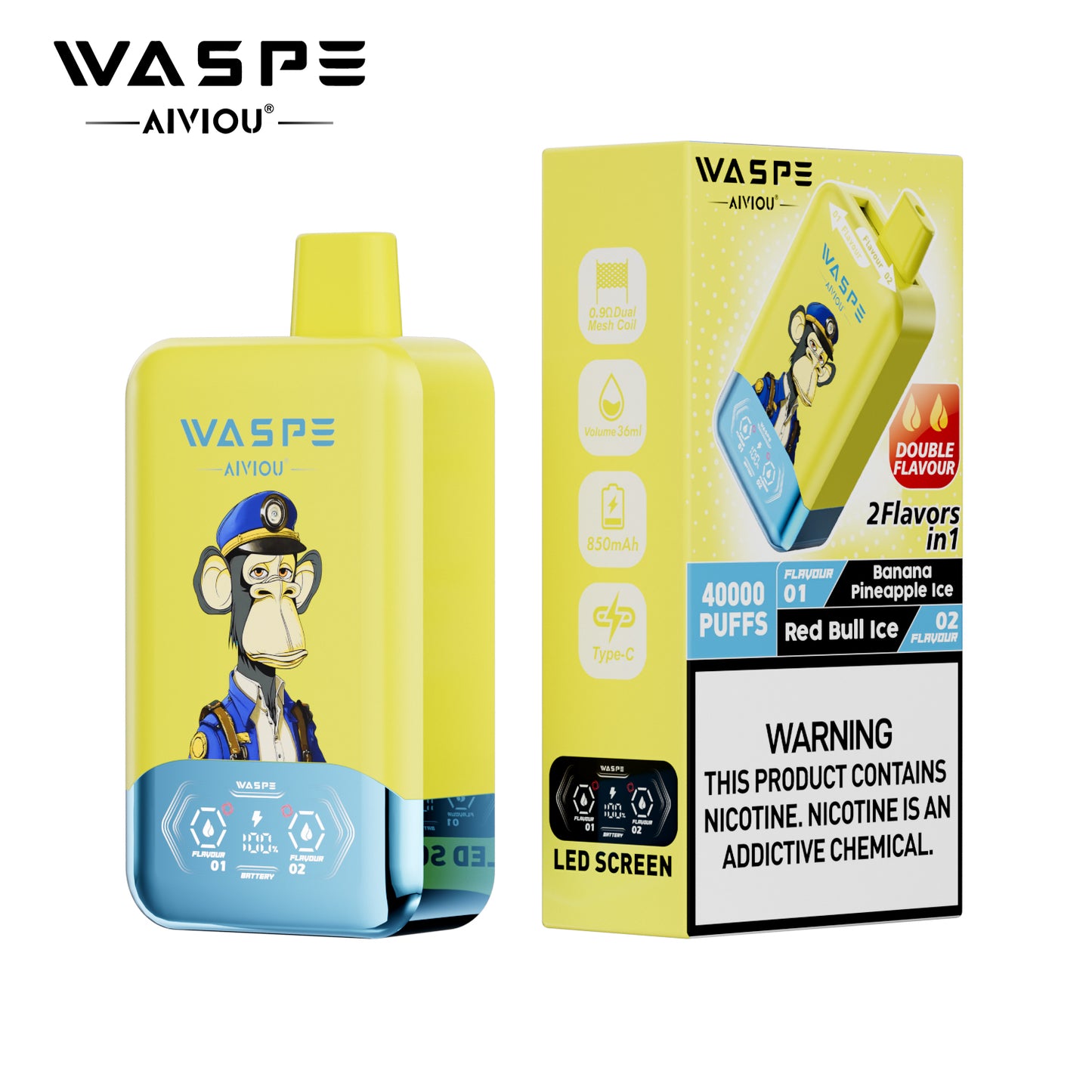 WASPE FIHP 40000 Puffs | Doble sabor