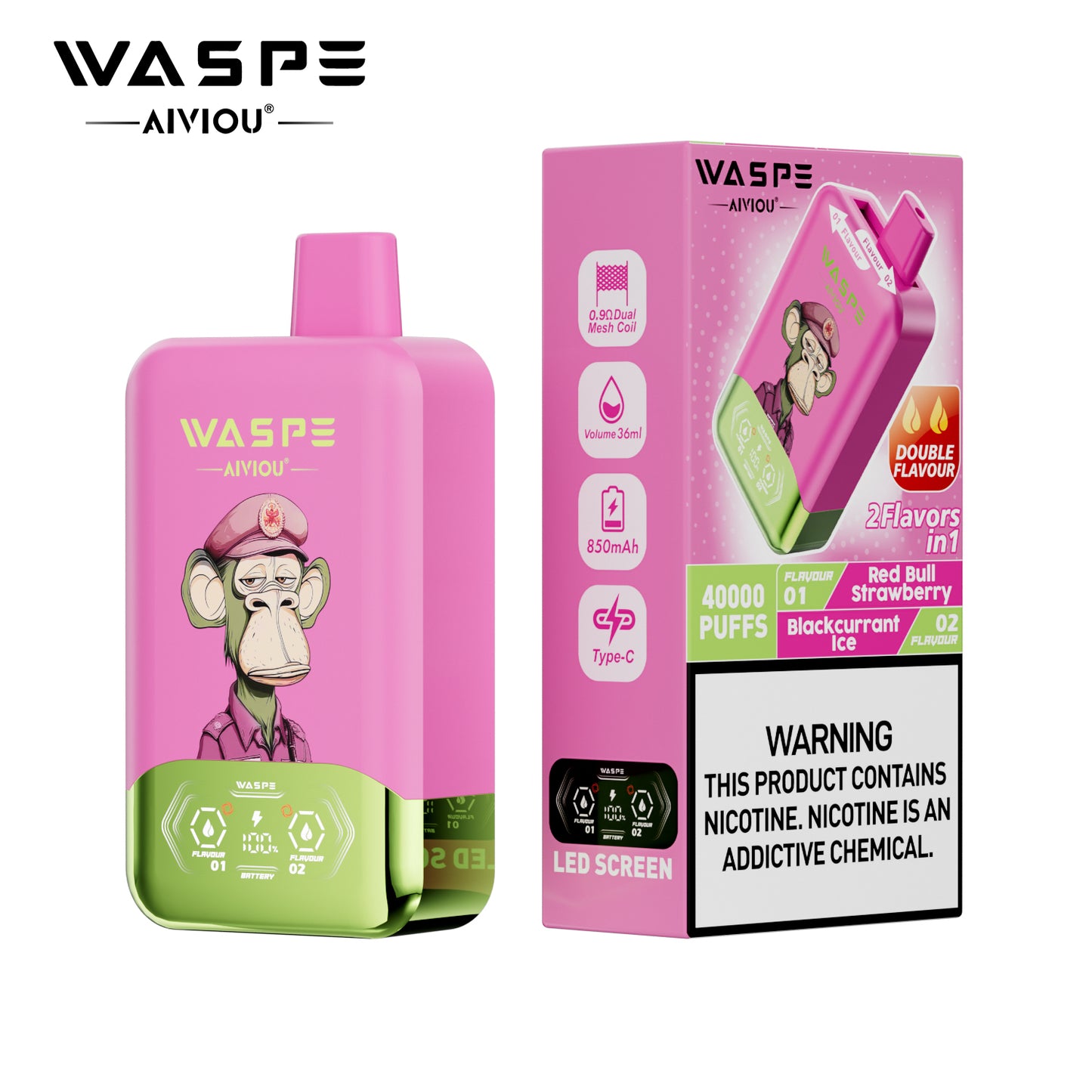 WASPE FIHP 40000 Puffs | Doble sabor