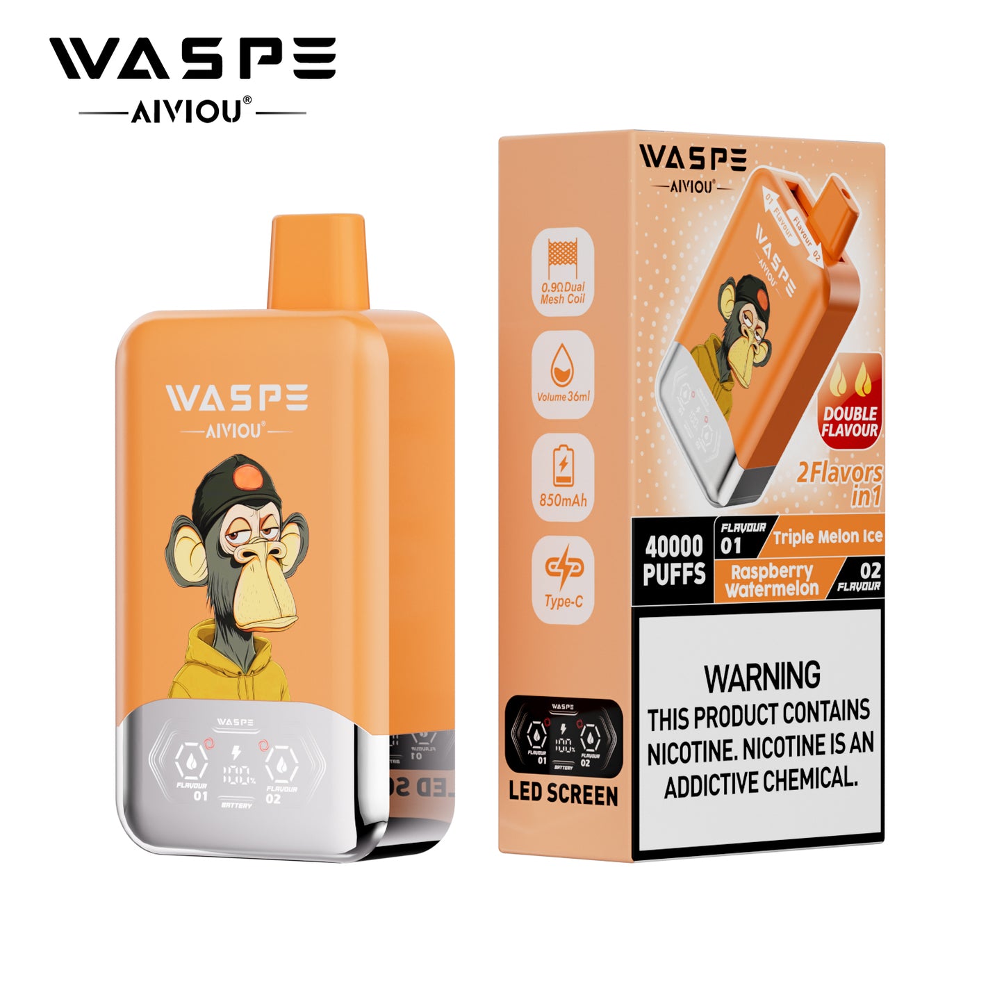WASPE FIHP 40000 Puffs | Doble sabor