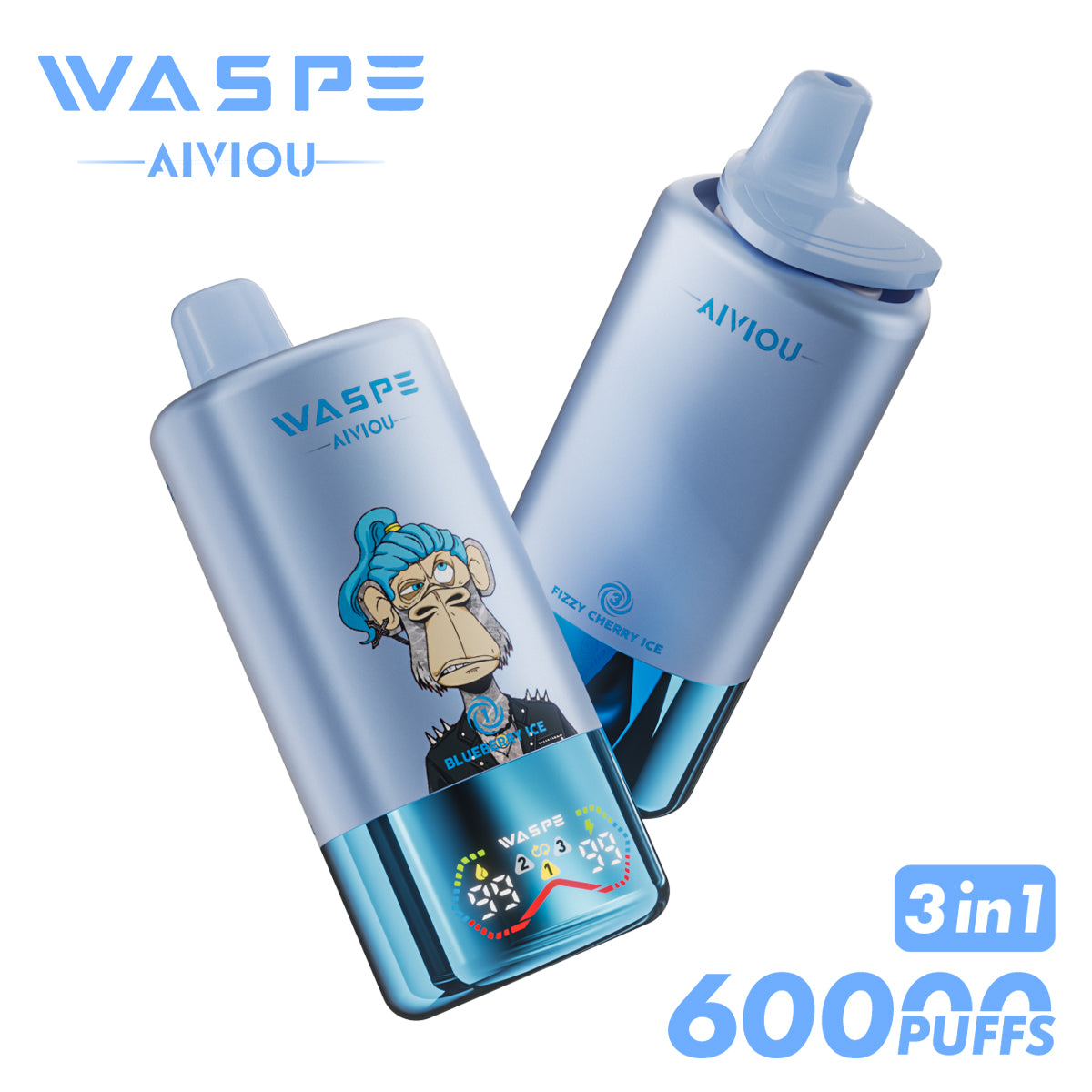 WASPE 60000 puffs 3en1 | Triple sabor