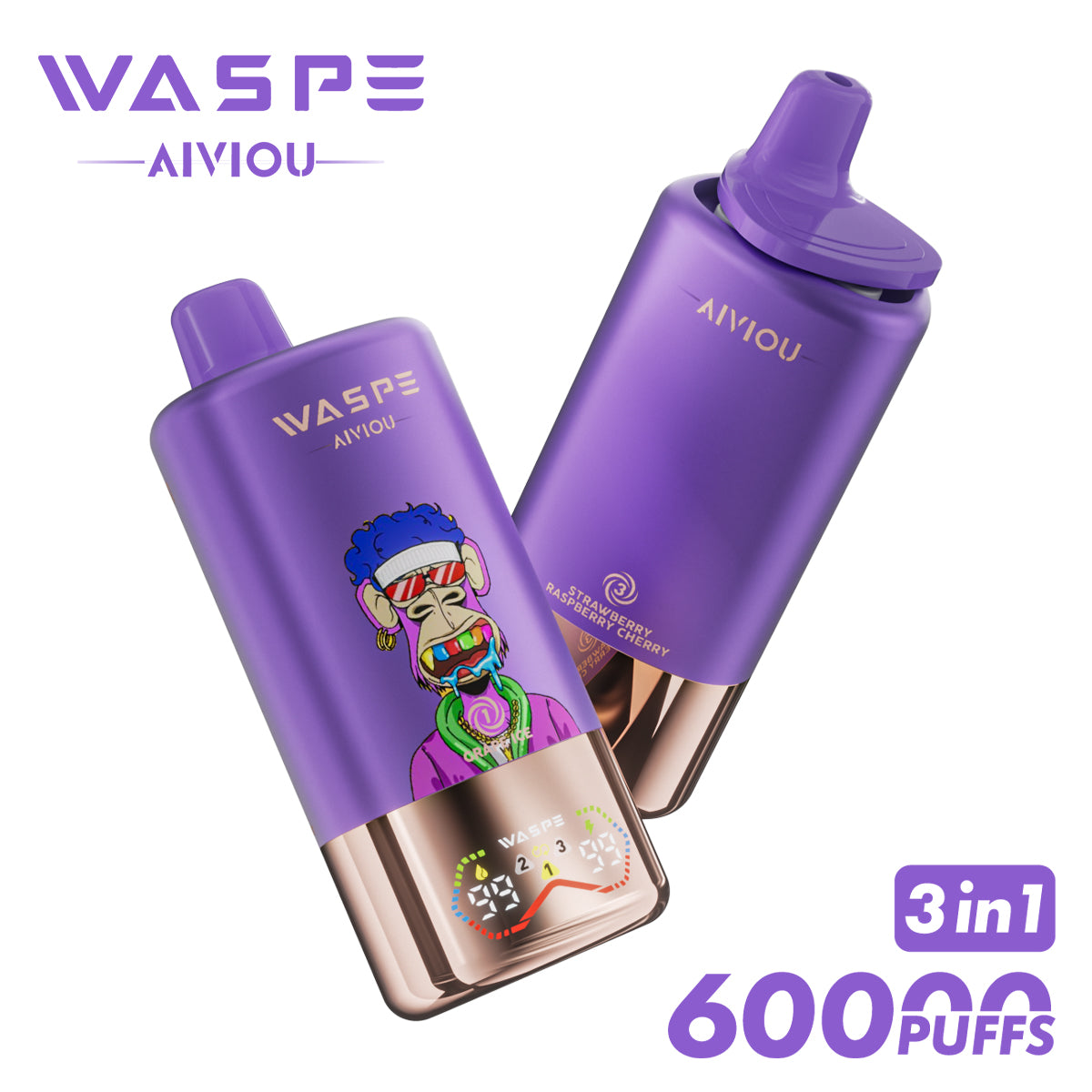 WASPE 60000 puffs 3en1 | Triple sabor