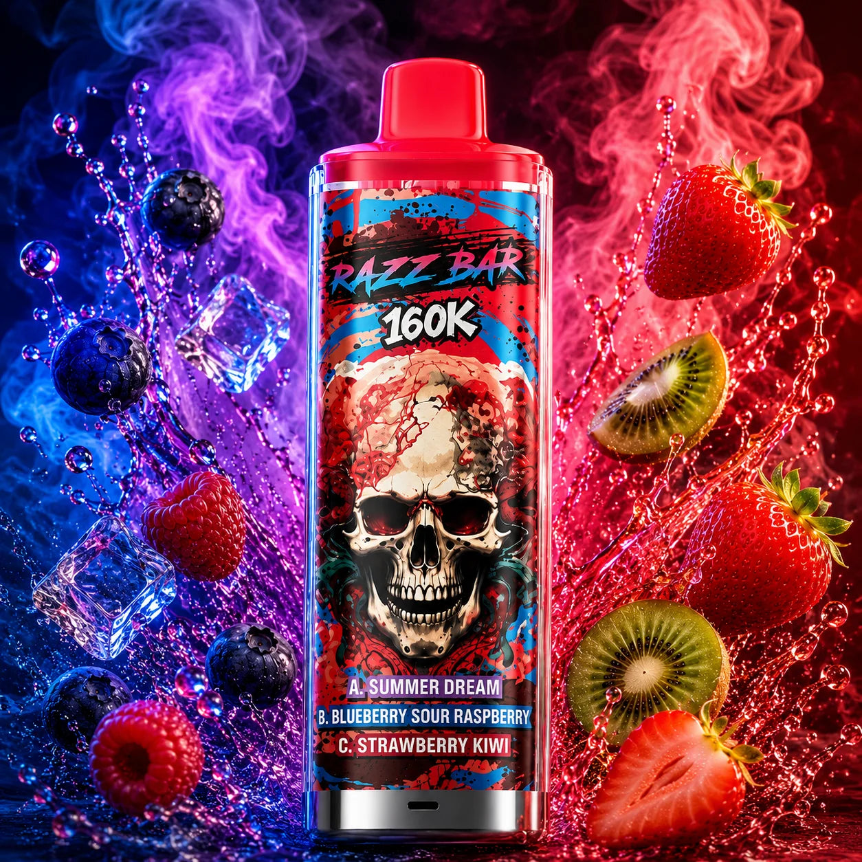 RAZZ BAR 160K puffs | Triple sabor