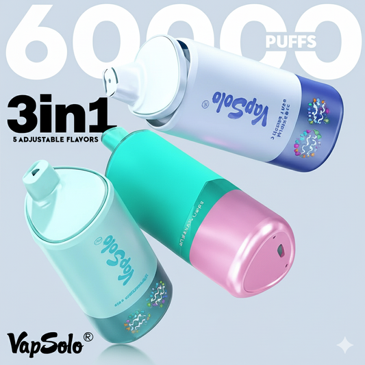 VAPSOLO TRIPLE PRO 3en1 60000 | Triple sabor