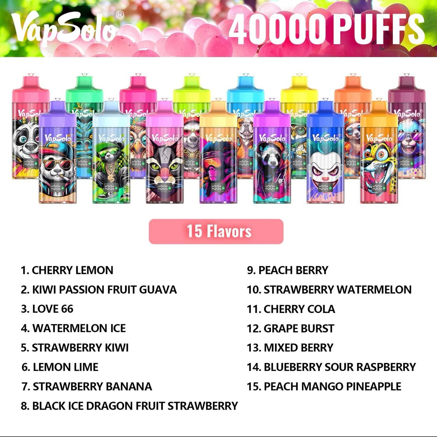 Vapsolo King Pro 40000 Puffs