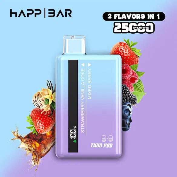 HAPP BAR TWIN 25000 Puffs | Doble sabor