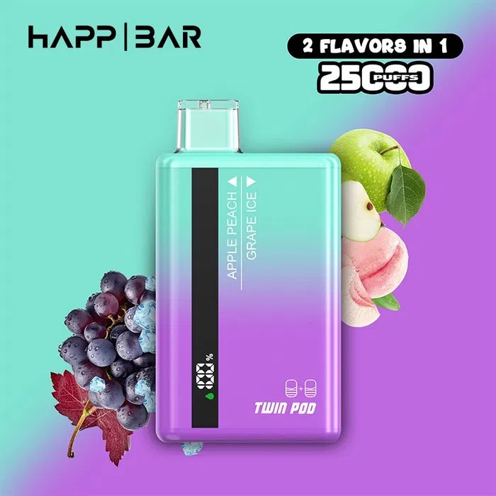 HAPP BAR TWIN 25000 Puffs | Doble sabor
