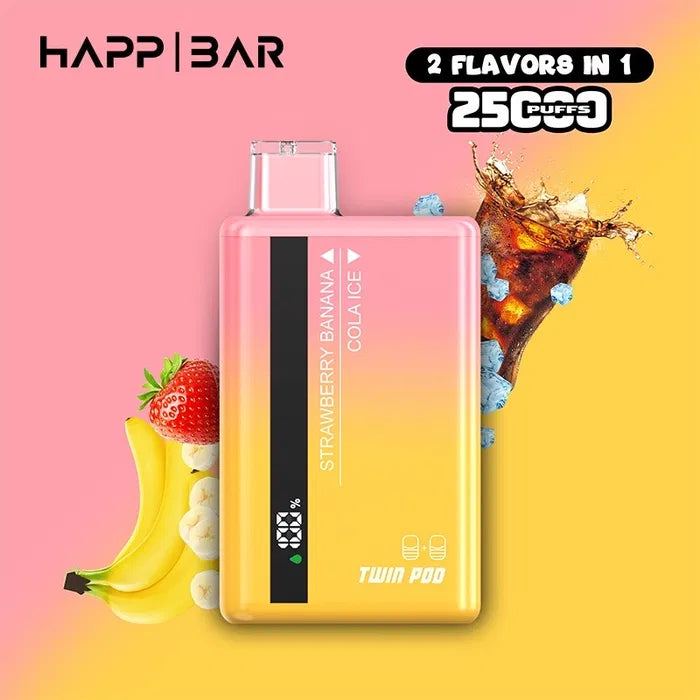 HAPP BAR TWIN 25000 Puffs | Doble sabor