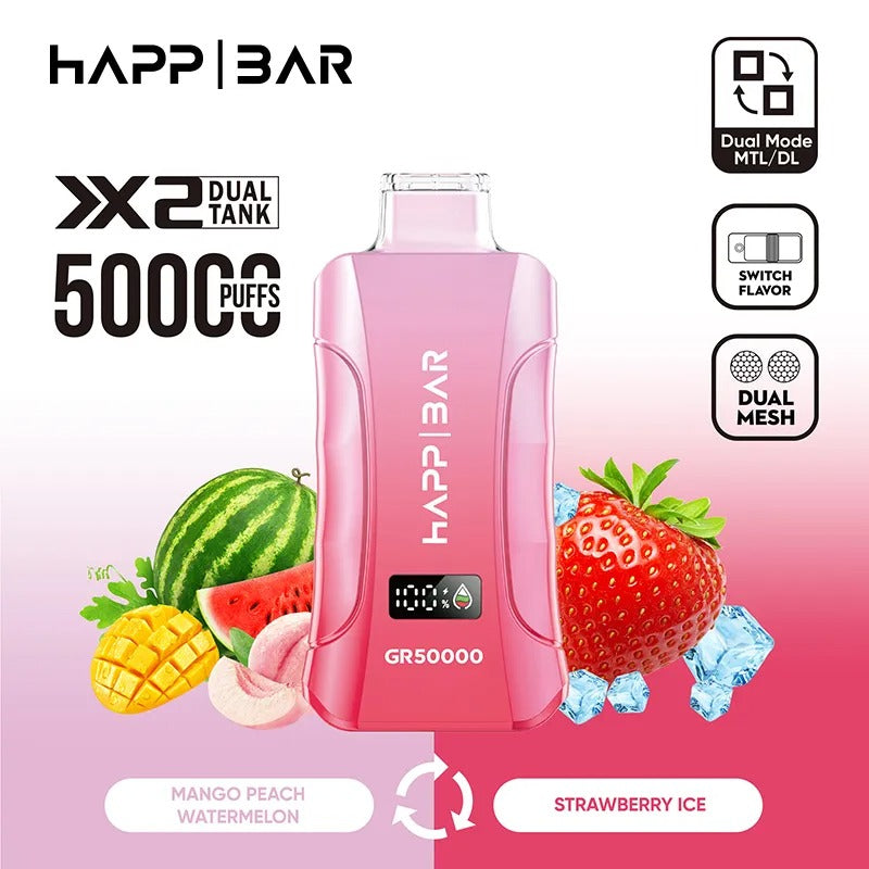 HAPP BAR GR50000 | 50k puffs Doble sabor