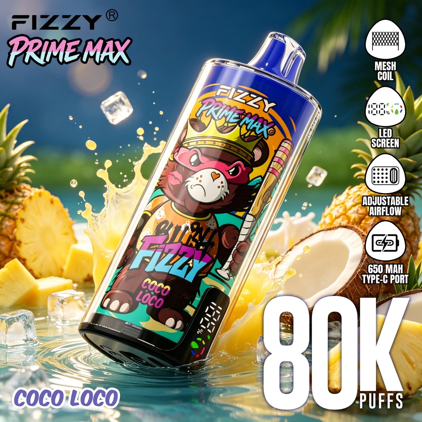 FIZZY PRIME MAX 80K