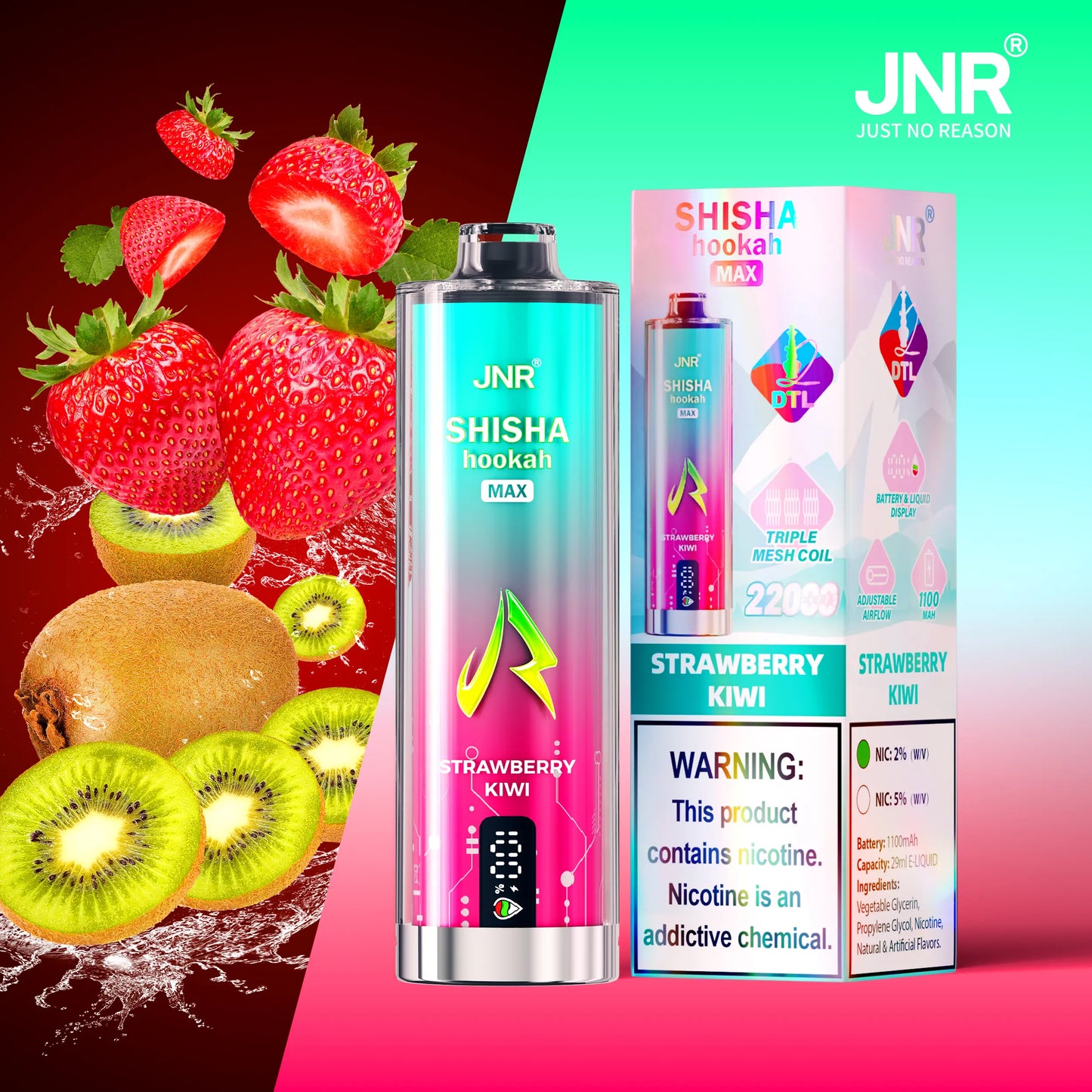 JNR Hooka Shisha Max 22k Puffs