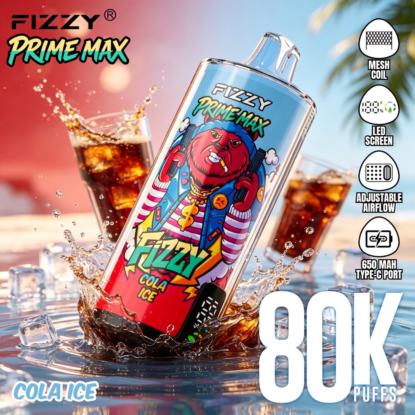 FIZZY PRIME MAX 80K