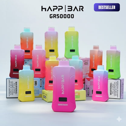 HAPP BAR GR50000 | 50k puffs Doble sabor