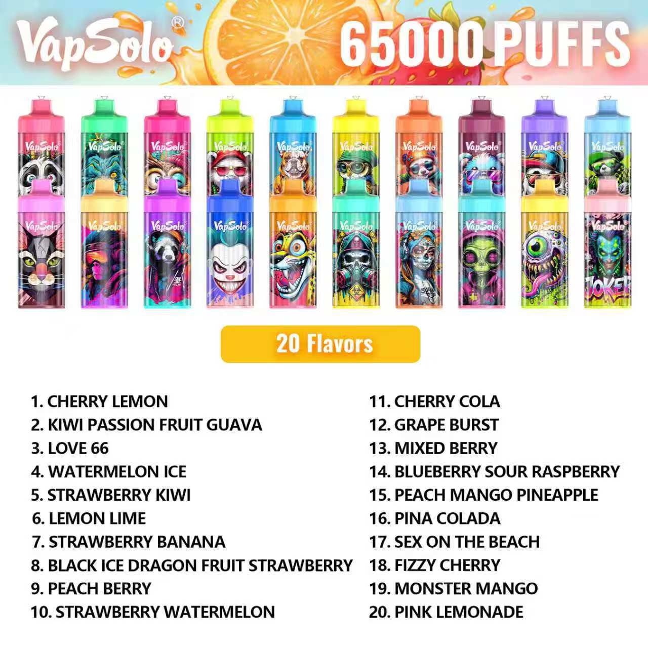 Vapsolo King Pro 65000 Puffs