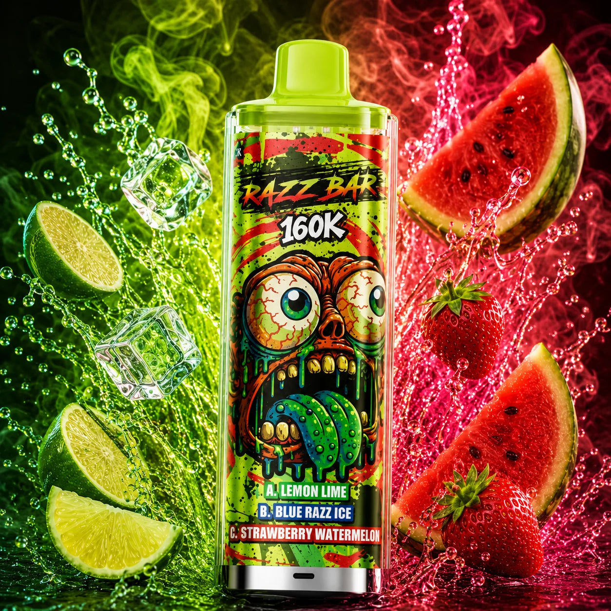 RAZZ BAR 160K puffs | Triple sabor