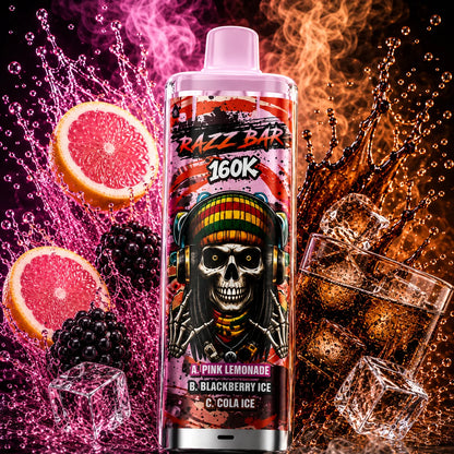 RAZZ BAR 160K puffs | Triple sabor