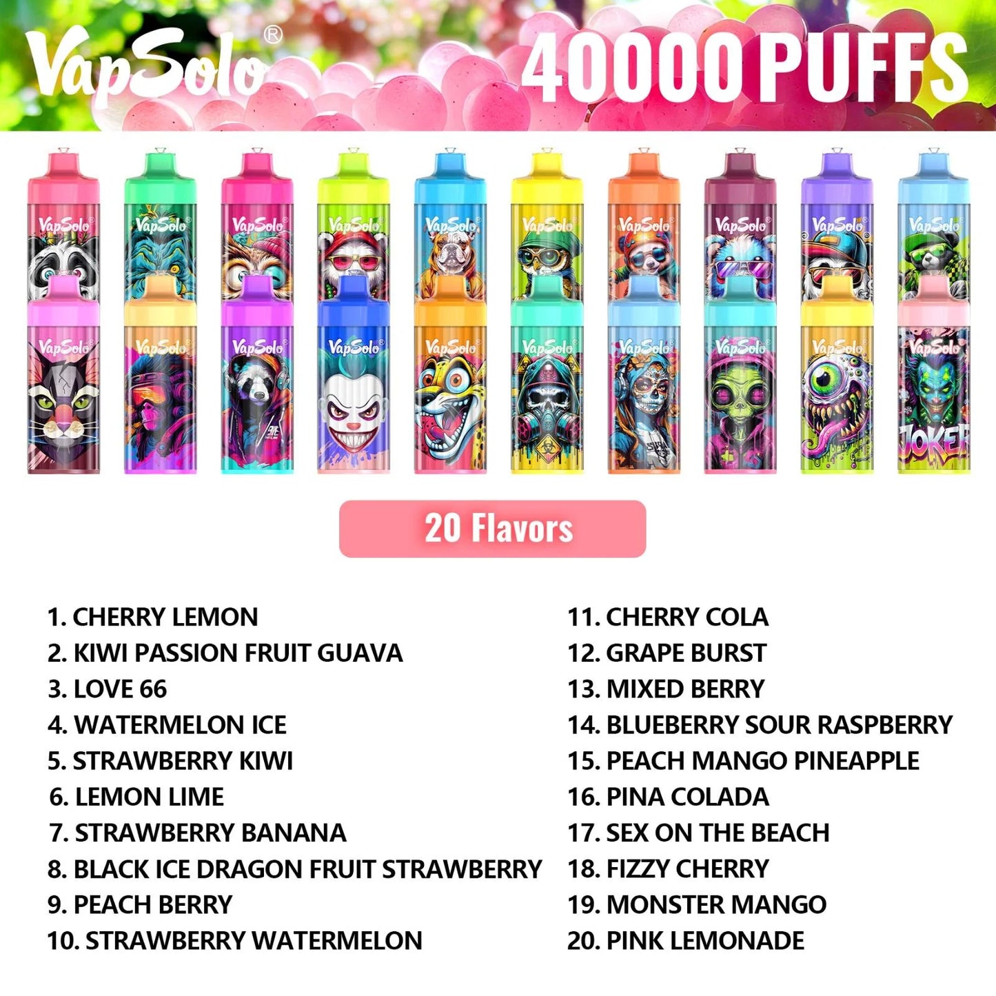 Vapsolo King Pro 40000 Puffs