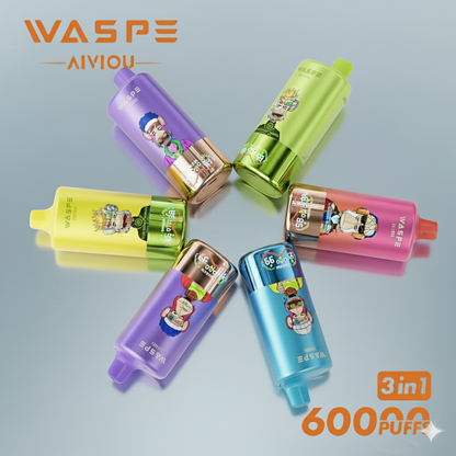 WASPE 60000 puffs 3en1 | Triple sabor