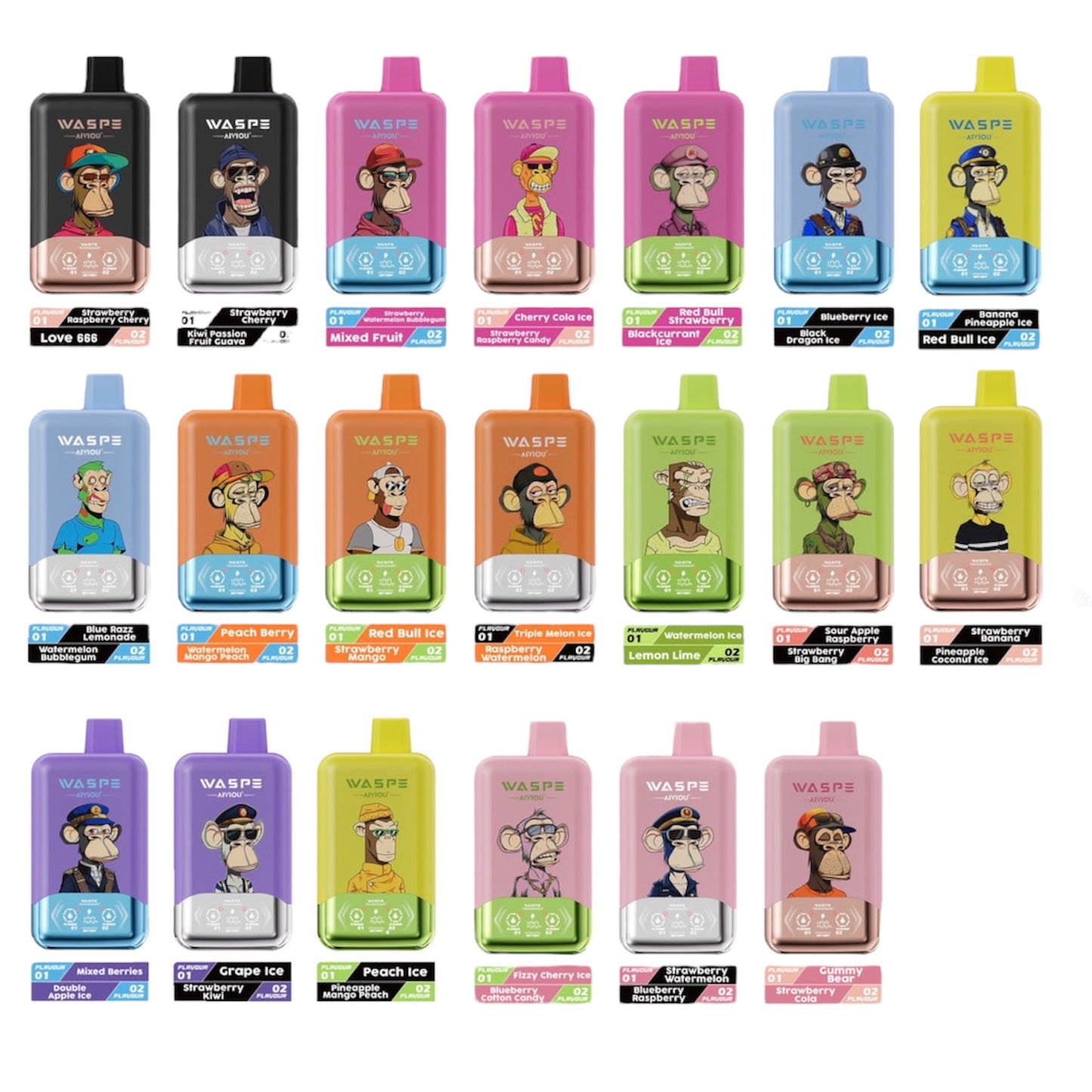 WASPE FIHP 40000 Puffs | Doble sabor