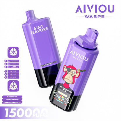 WASPE 150000puffs AIVIOU | 6 en 1