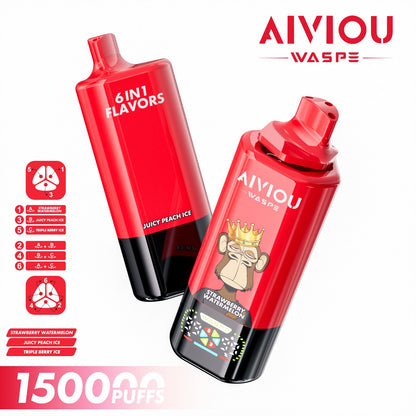 WASPE 150000puffs AIVIOU | 6 en 1