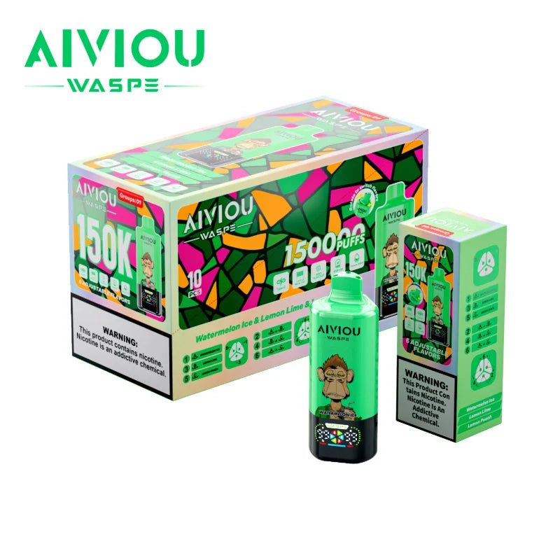 WASPE 150000puffs AIVIOU | 6 en 1
