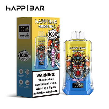 HAPPBAR GR100k PRO | 100.000 puffs