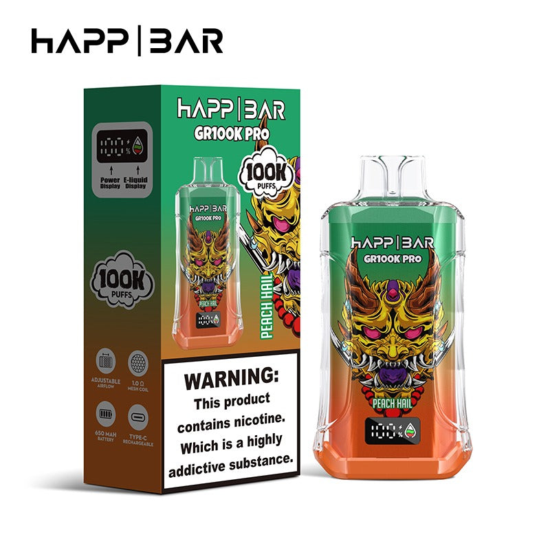 HAPPBAR GR100k PRO | 100.000 puffs
