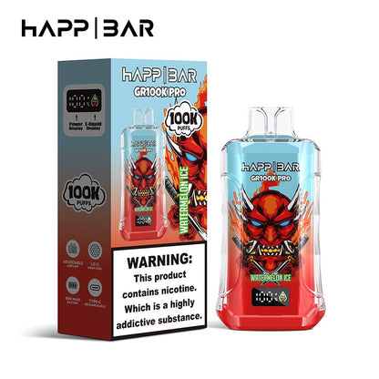 HAPPBAR GR100k PRO | 100.000 puffs