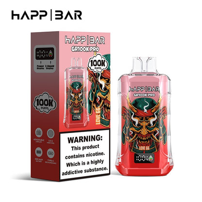 HAPPBAR GR100k PRO | 100.000 puffs