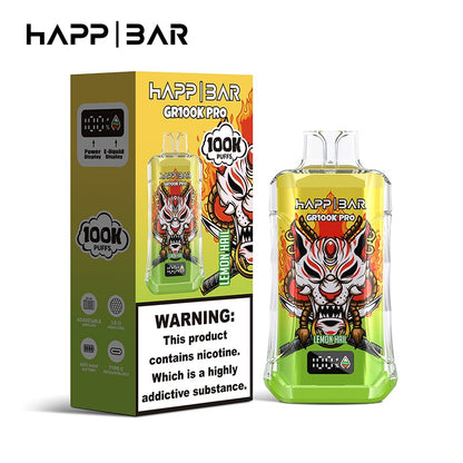 HAPPBAR GR100k PRO | 100.000 puffs