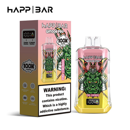 HAPPBAR GR100k PRO | 100.000 puffs
