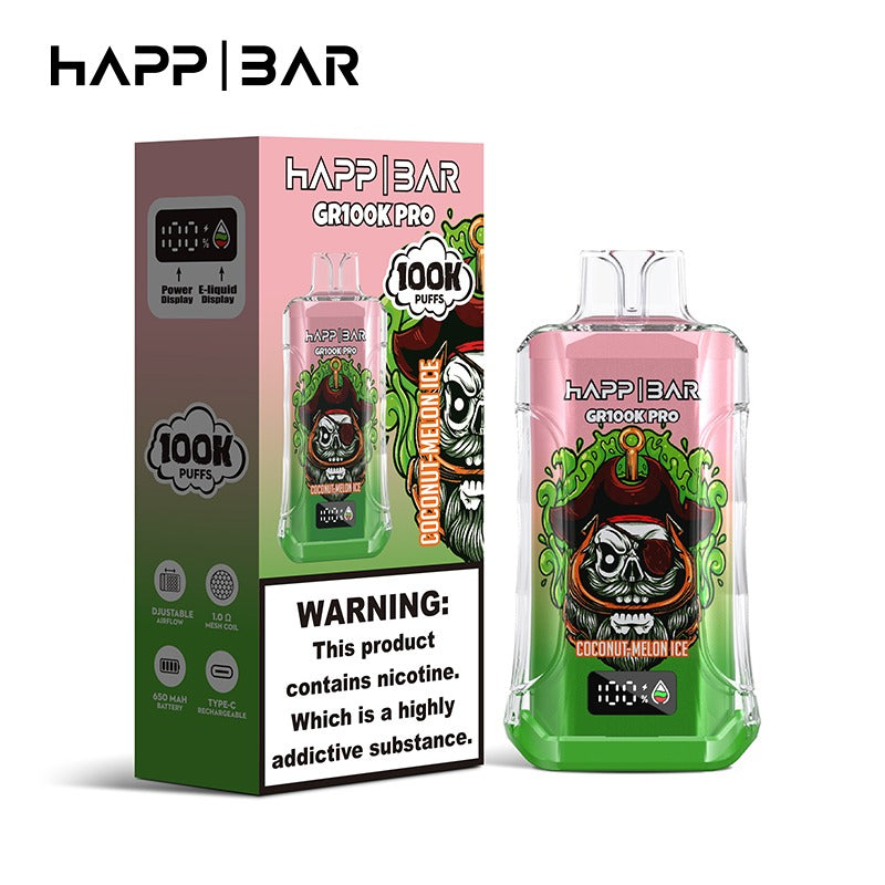 HAPPBAR GR100k PRO | 100.000 puffs