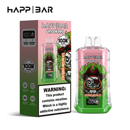 HAPPBAR GR100k PRO | 100.000 puffs