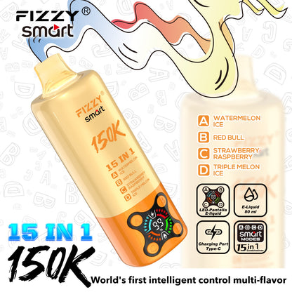 FIZZY SMART 150K | 15 sabores en 1