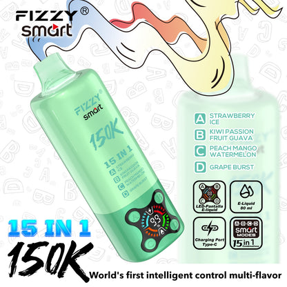 FIZZY SMART 150K | 15 sabores en 1