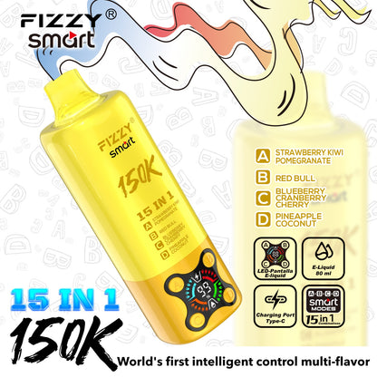 FIZZY SMART 150K | 15 sabores en 1