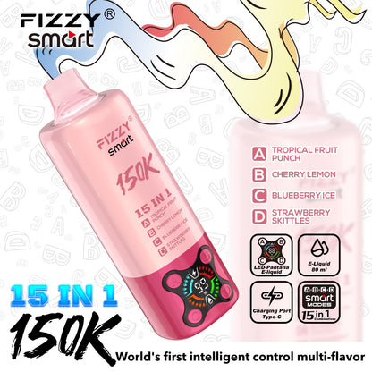 FIZZY SMART 150K | 15 sabores en 1