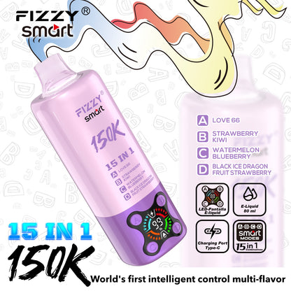 FIZZY SMART 150K | 15 sabores en 1