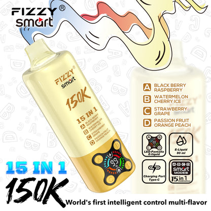 FIZZY SMART 150K | 15 sabores en 1