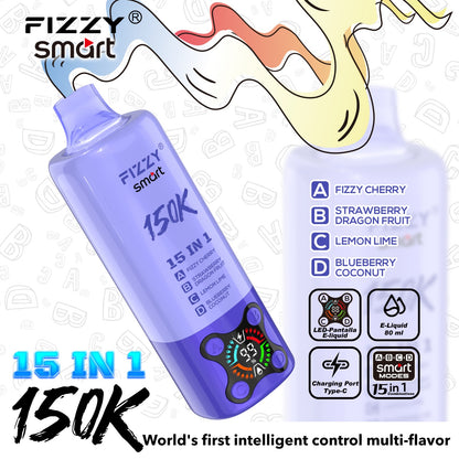 FIZZY SMART 150K | 15 sabores en 1