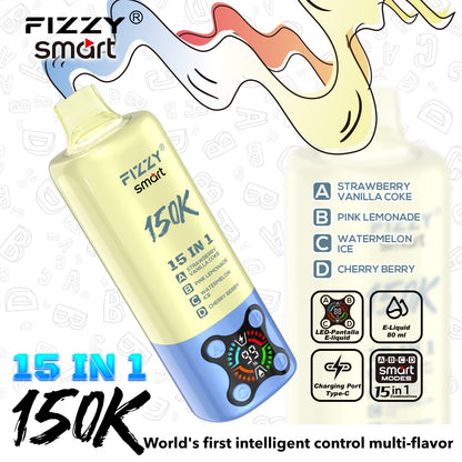 FIZZY SMART 150K | 15 sabores en 1