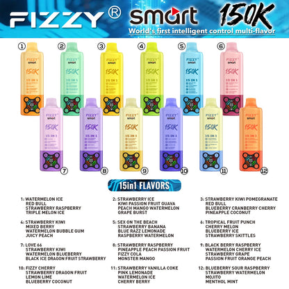 FIZZY SMART 150K | 15 sabores en 1