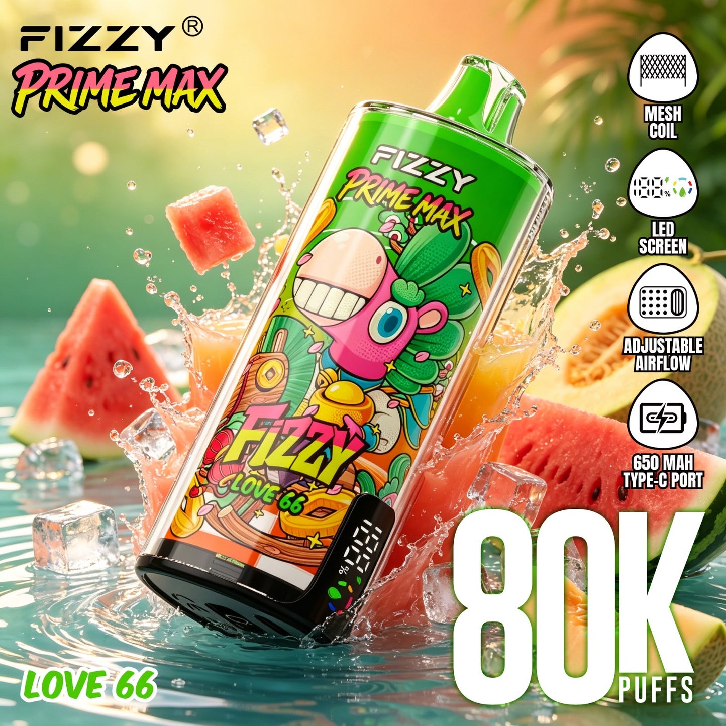 FIZZY PRIME MAX 80K