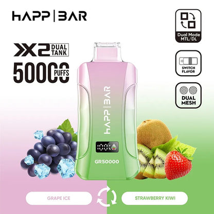 HAPP BAR GR50000 | 50k puffs Doble sabor