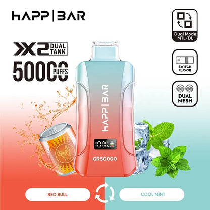 HAPP BAR GR50000 | 50k puffs Doble sabor