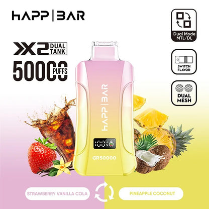 HAPP BAR GR50000 | 50k puffs Doble sabor