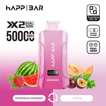 HAPP BAR GR50000 | 50k puffs Doble sabor