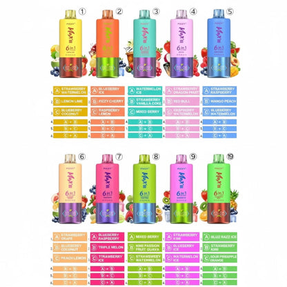 FIZZY MAX III 6en1 60000 Puffs | 6 sabores